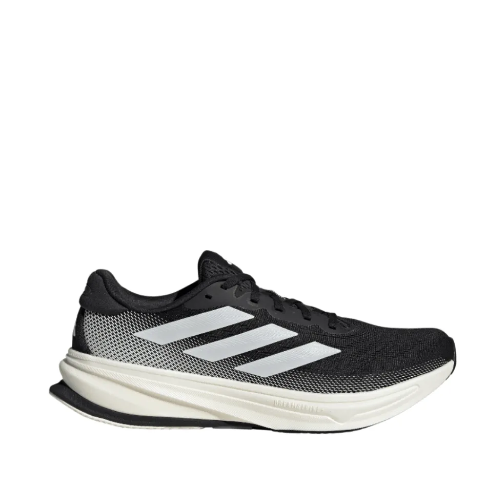 Adidas Men's Supernova Rise 2 Running Shoes in Core Black/Zero Met/Core Black SS25