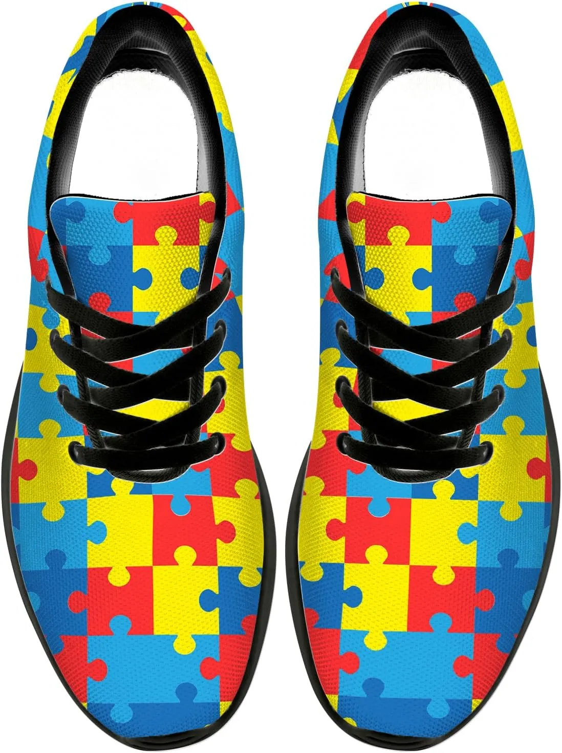 Autism Shoes for Women Men Running Shoes Lightweight Tennis Sneakers Gifts for Him Her