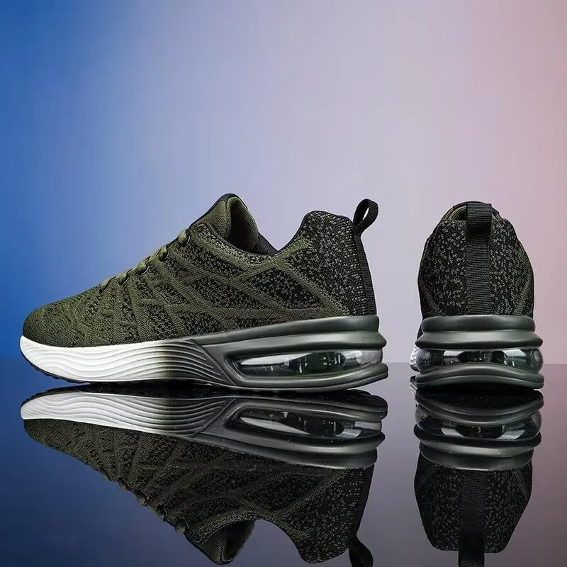 Men's Air Shoes Breathable Lightweight Walking Shoes Mesh Running Shoes Sport Sneakers