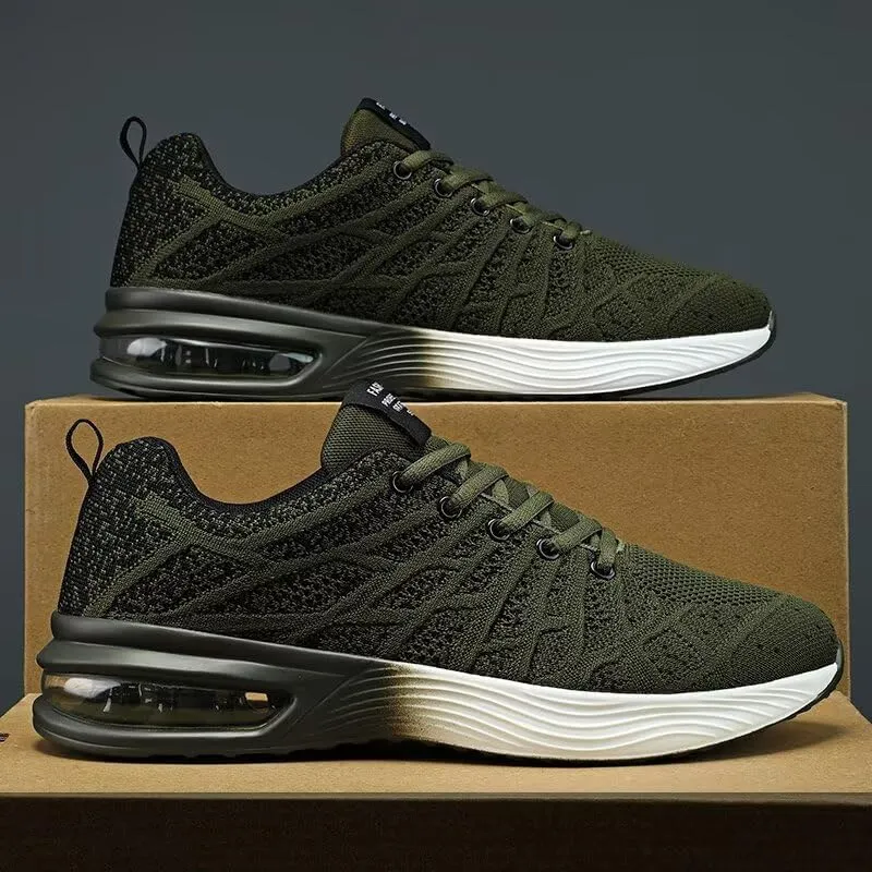 Men's Air Shoes Breathable Lightweight Walking Shoes Mesh Running Shoes Sport Sneakers