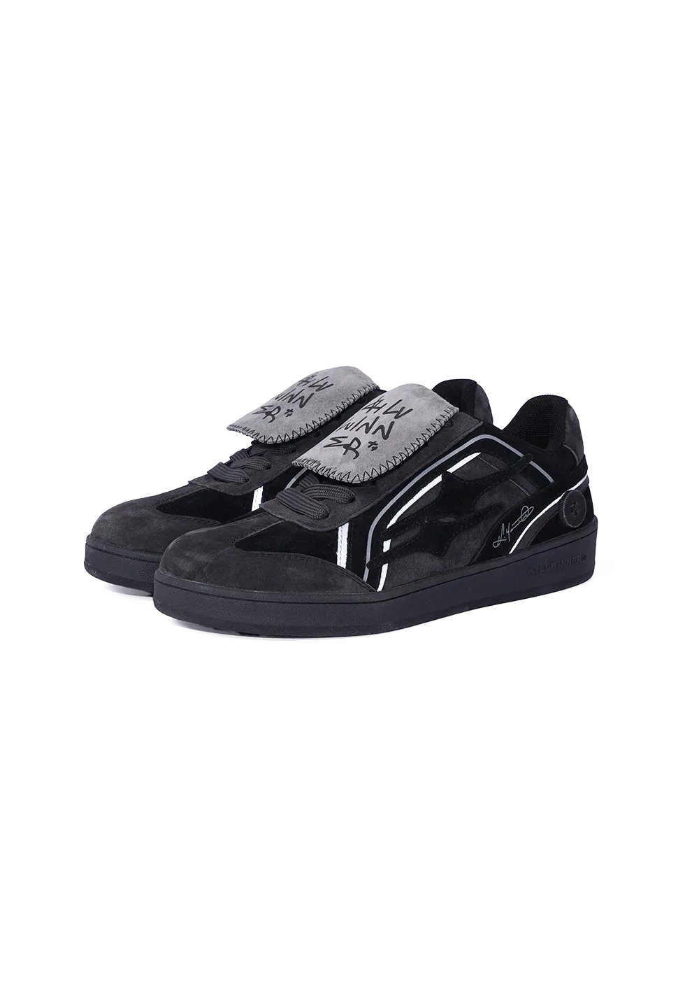 Retro Training Sneaker-Black