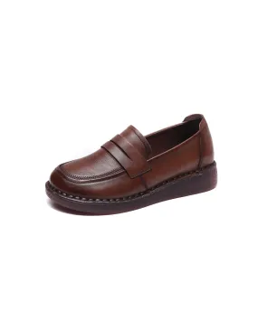 Soft Soles Comfortable Retro Leather Loafers 35-41