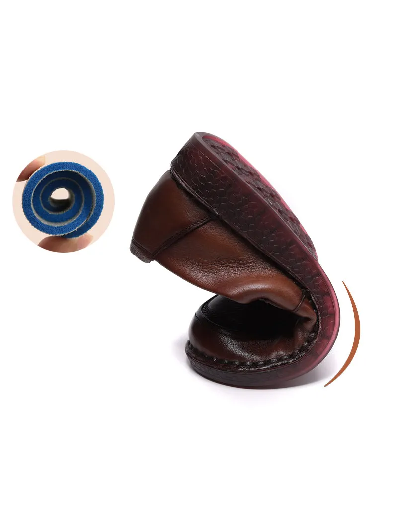 Soft Soles Comfortable Retro Leather Loafers 35-41